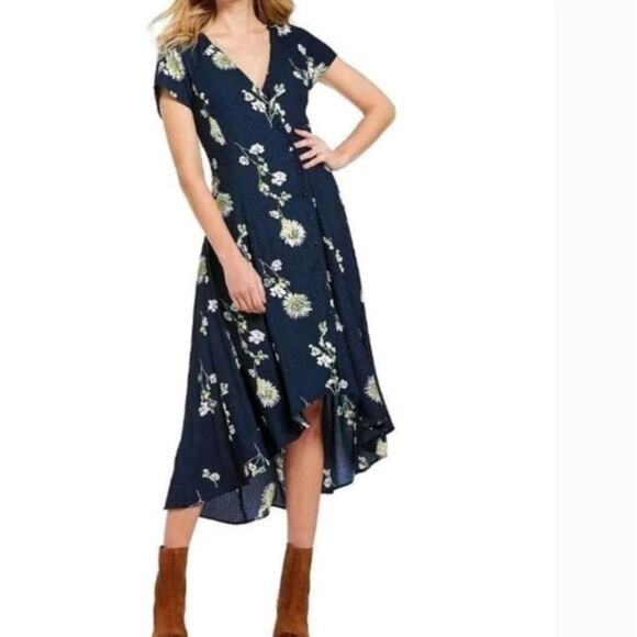 Free People Lost In You Floral Midi Dress - Picture 7 of 7
